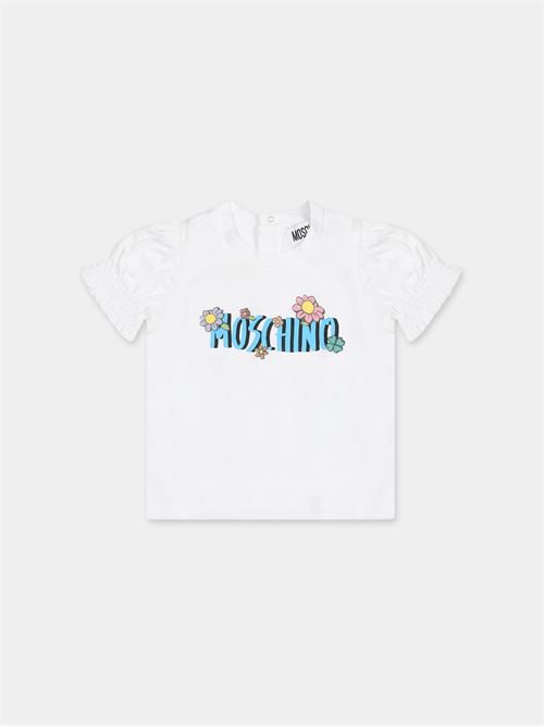 T-SHIRT M/C MOSCHINO BABY | MAM031 LBA08/10101